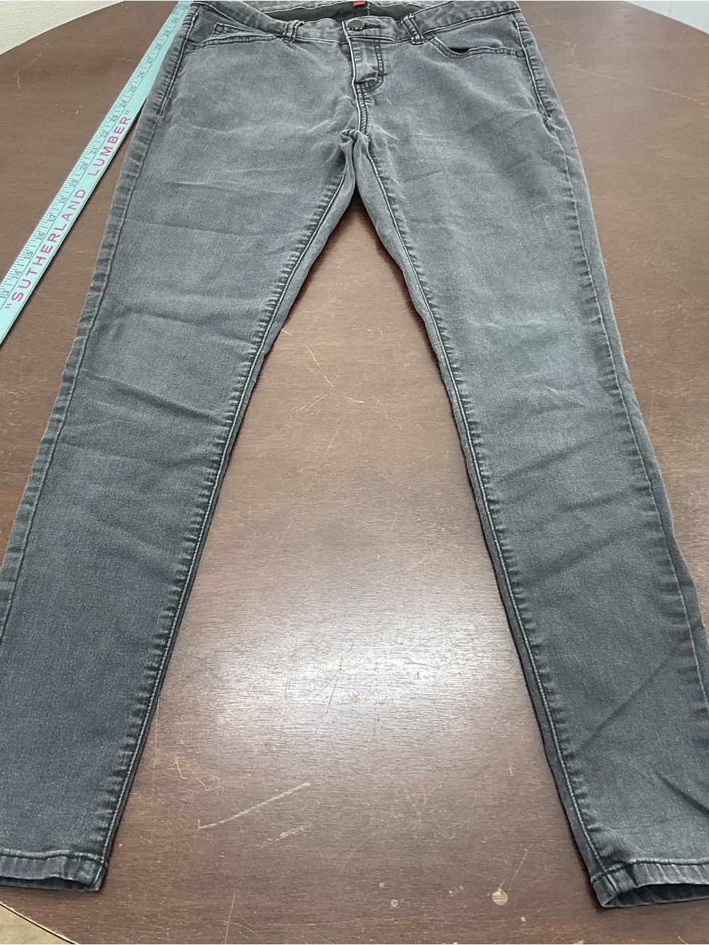 Jennifer Lopez Charcoal Gray Skinny Jeans
